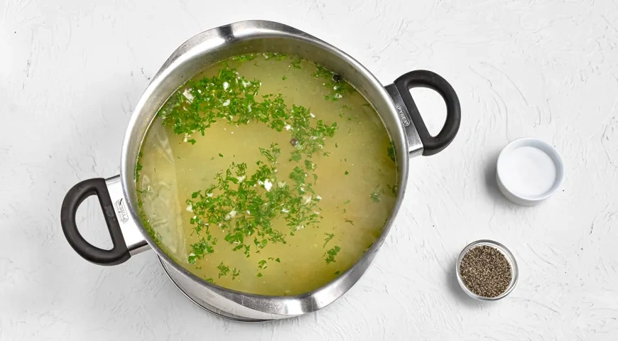 Уха из морского окуня: шаг 8