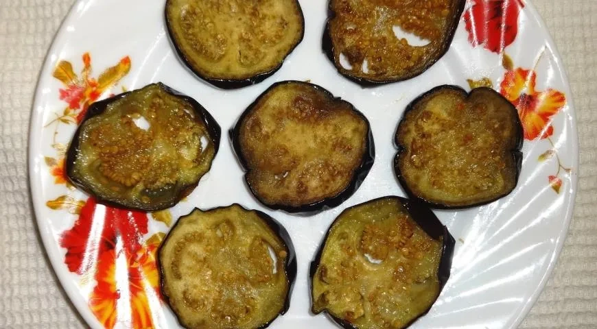 Закуска из баклажанов и моцареллы: шаг 8