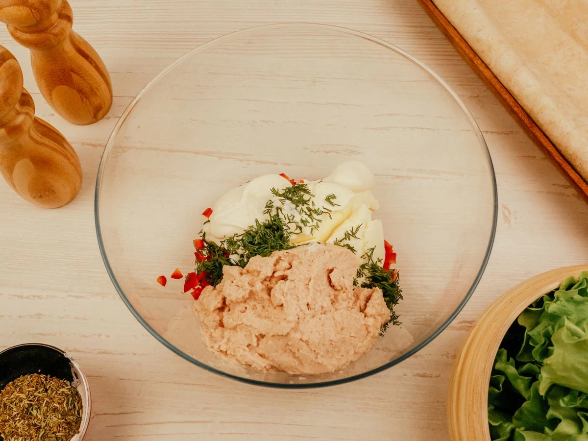 Шаг 8: Закуска из лаваша