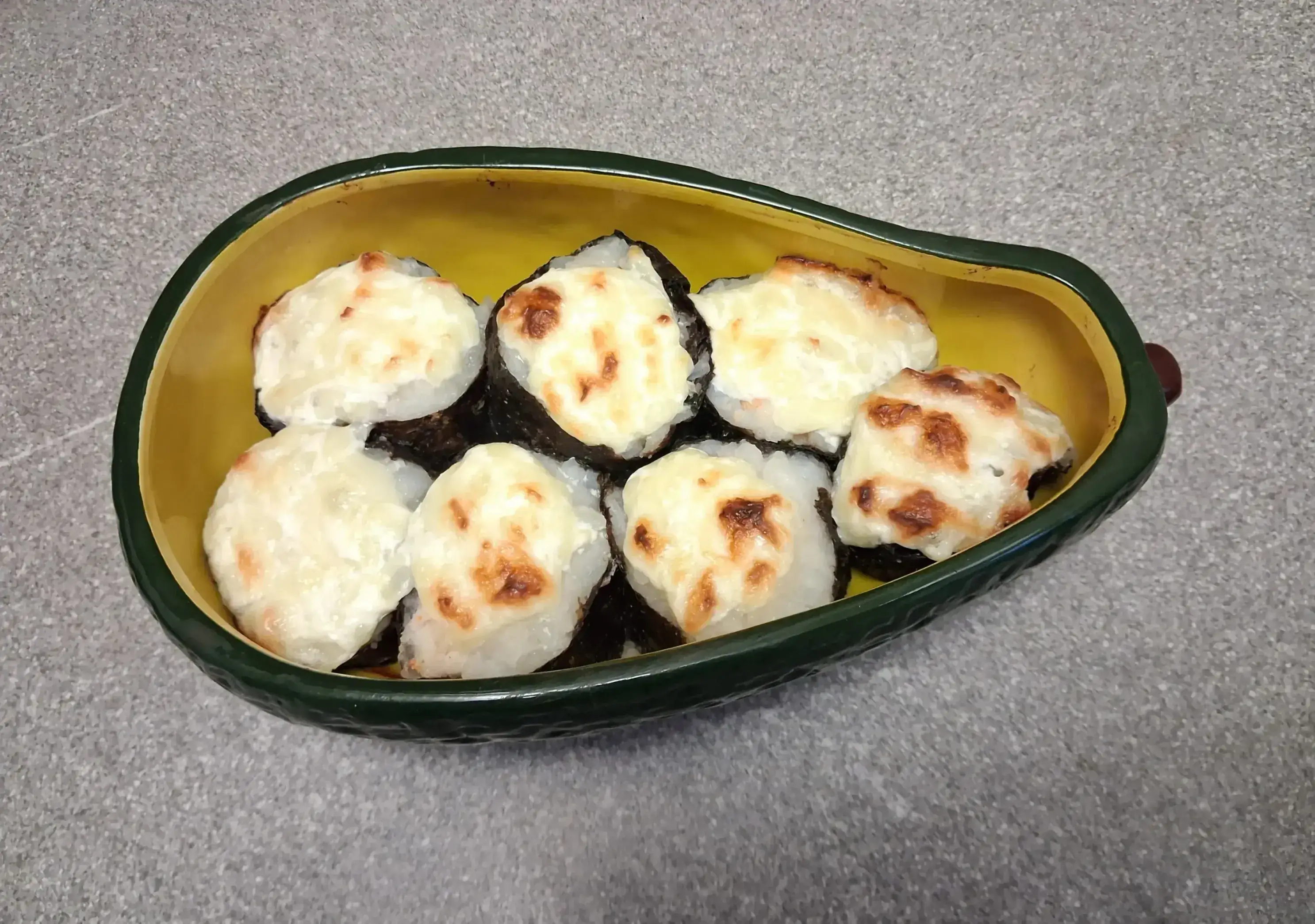 Запечённые роллы с креветками: шаг 8