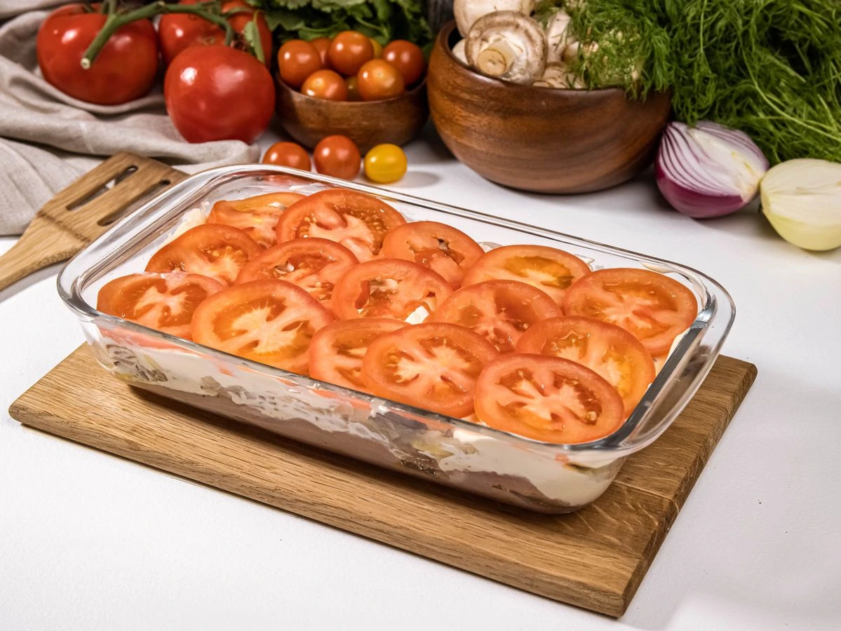 Шаг 8: Запеченный картофель с курицей