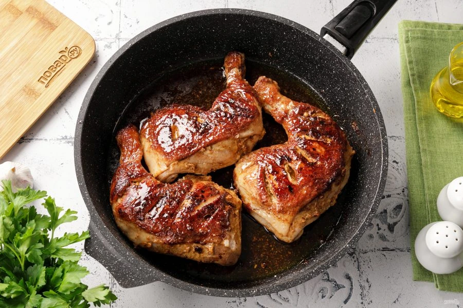 Шаг 8: Жареные куриные ножки