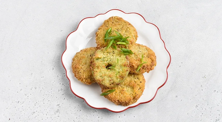 Жареные зеленые помидоры на сковороде: шаг 8