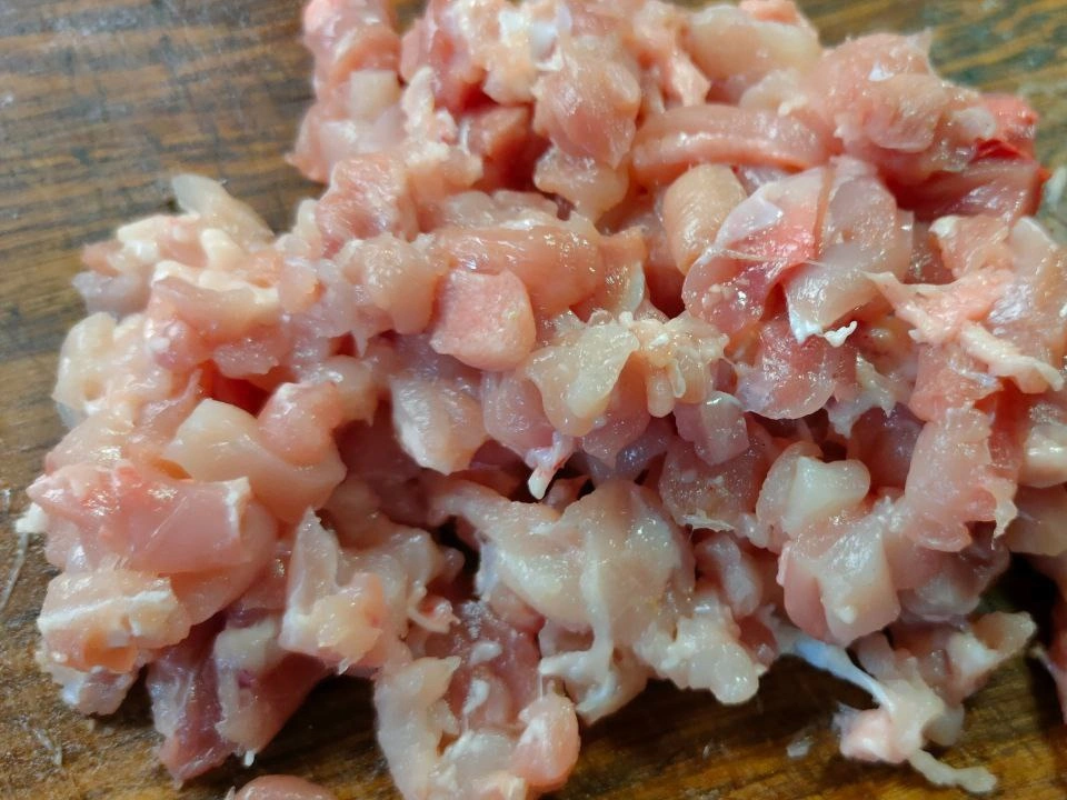 Шаг 8: Жюльен с курицей на сковороде