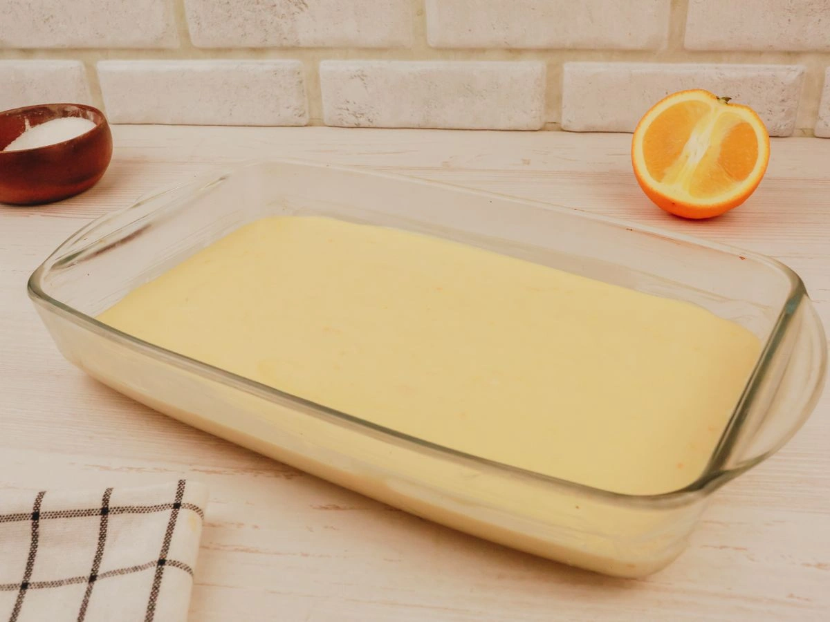 Шаг 9: Апельсиновый бисквит