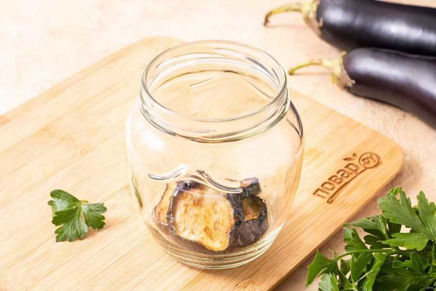 Шаг 9: Баклажаны по-грузински на зиму