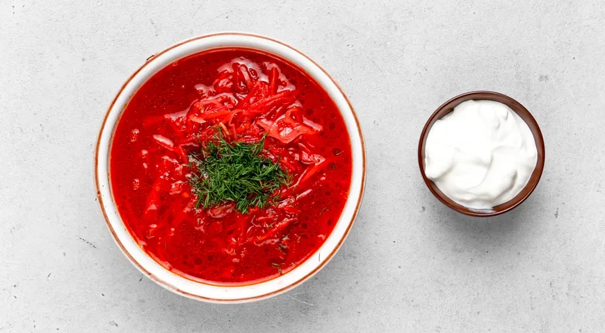 Борщ с тушенкой: шаг 9