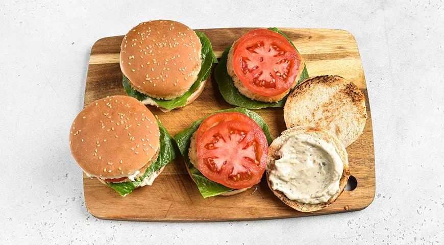 Бургер Цезарь: шаг 9