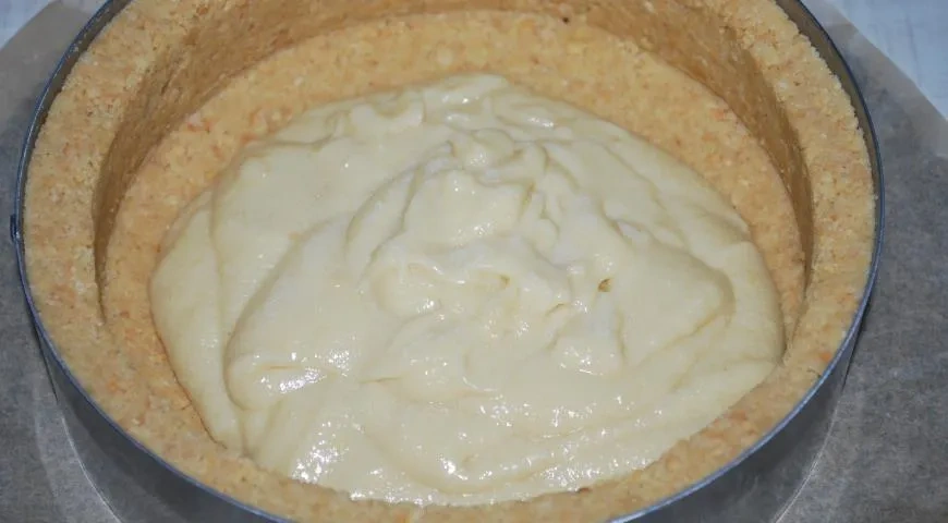 Чизкейк «Малина-Миндаль»: шаг 9