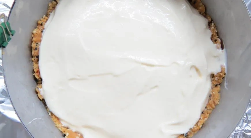 Чизкейк "Малина-пармезан": шаг 9