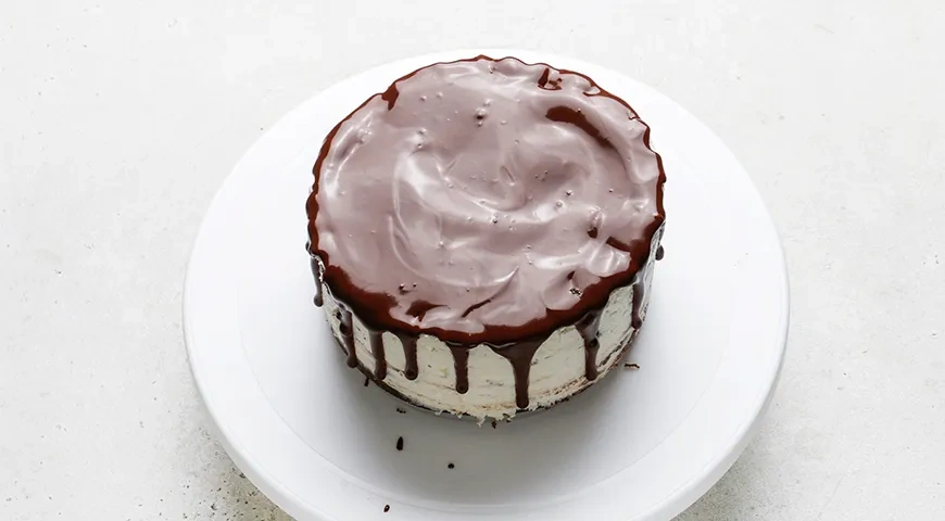 Чизкейк «Орео» без выпечки: шаг 9