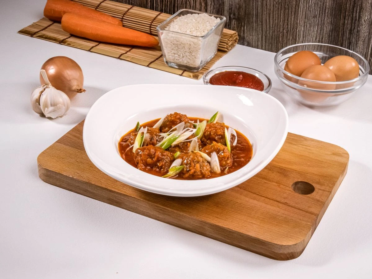 Шаг 9: Ёжики в томатном соусе