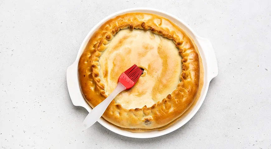 Фыдчин, осетинский пирог с мясом: шаг 9