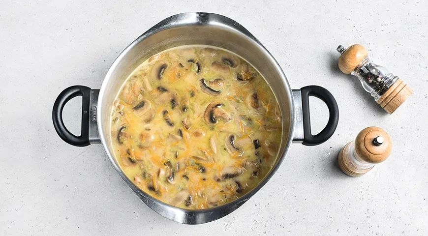 Грибная юшка: шаг 9