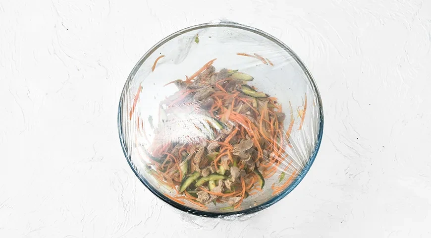 Хе из куриных желудков по-корейски: шаг 9