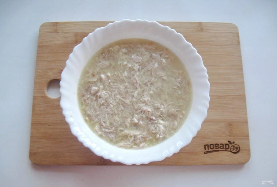 Шаг 9: Холодец "Новогодний поросенок"