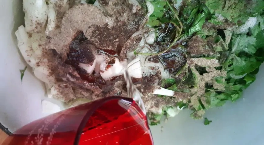 Кабачки по-корейски: шаг 9