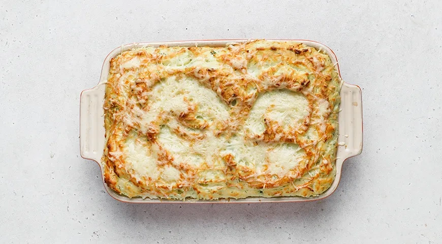 Картофельная запеканка с сосисками и сыром: шаг 9