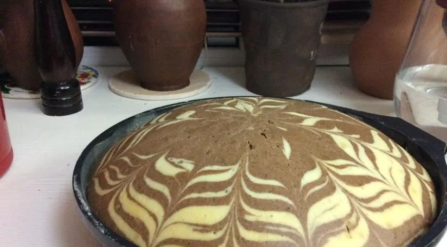 Кекс Зебра: шаг 9