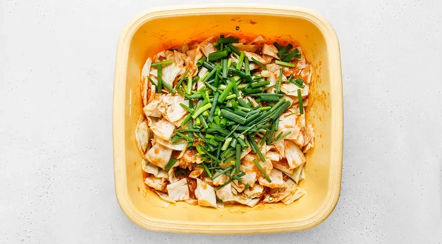 Кимчи из белокочанной капусты: шаг 9