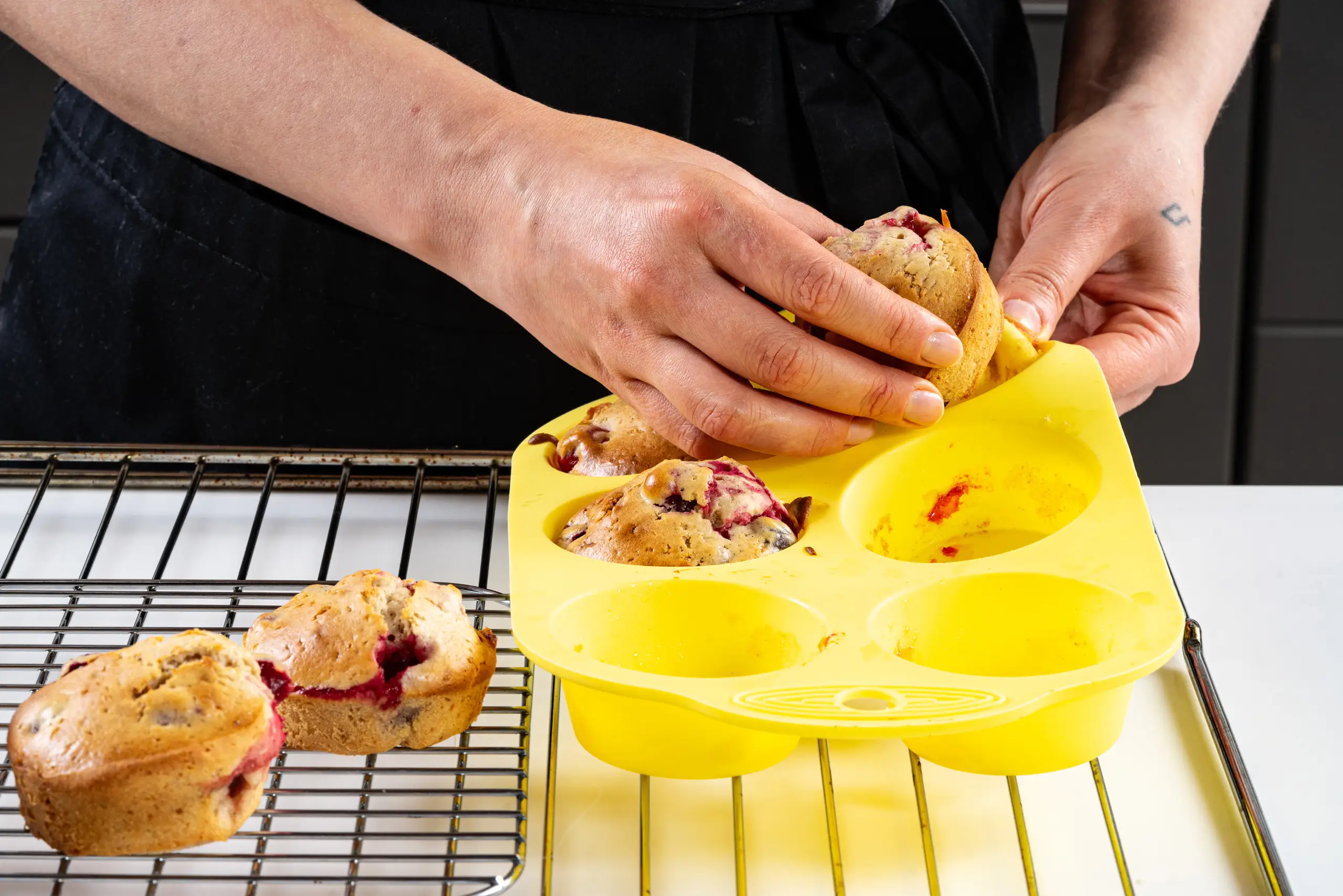 Шаг 9: Клюквенные маффины