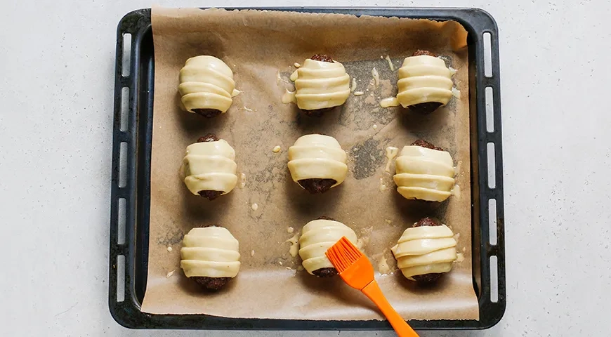 Котлета в тесте в духовке: шаг 9