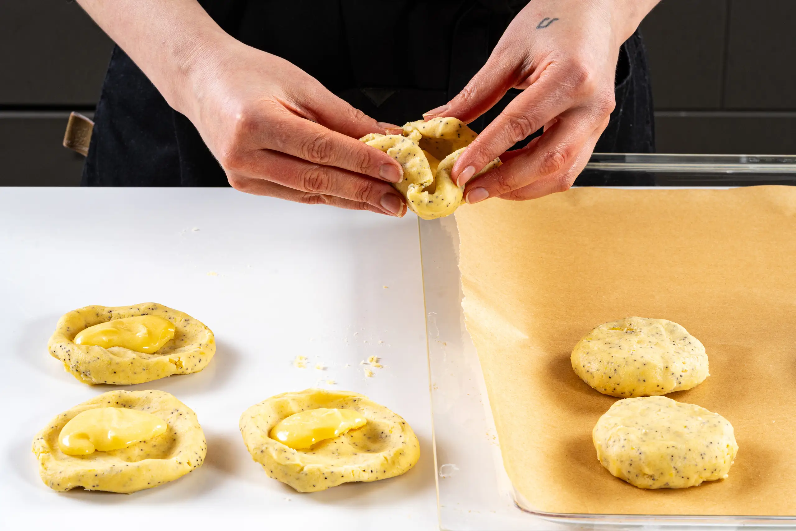 Шаг 9: Крамбл куки с маком и лимоном