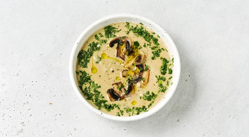 Крем-суп из грибов со сливками: шаг 9