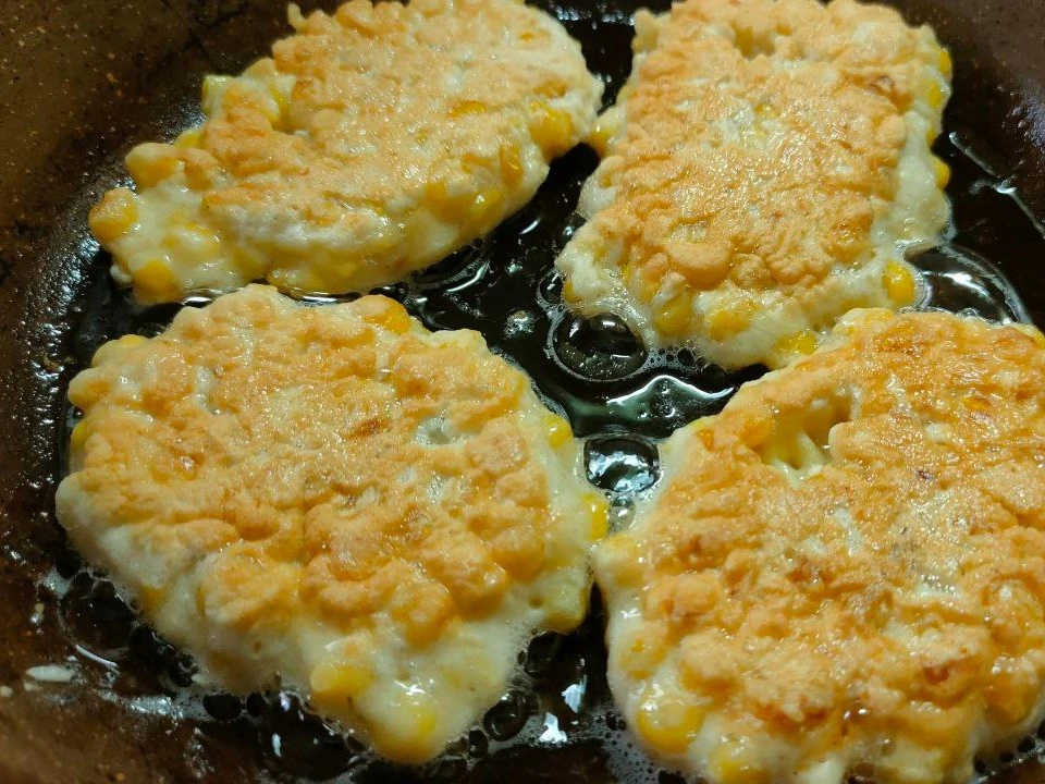 Шаг 9: Кукурузные оладьи