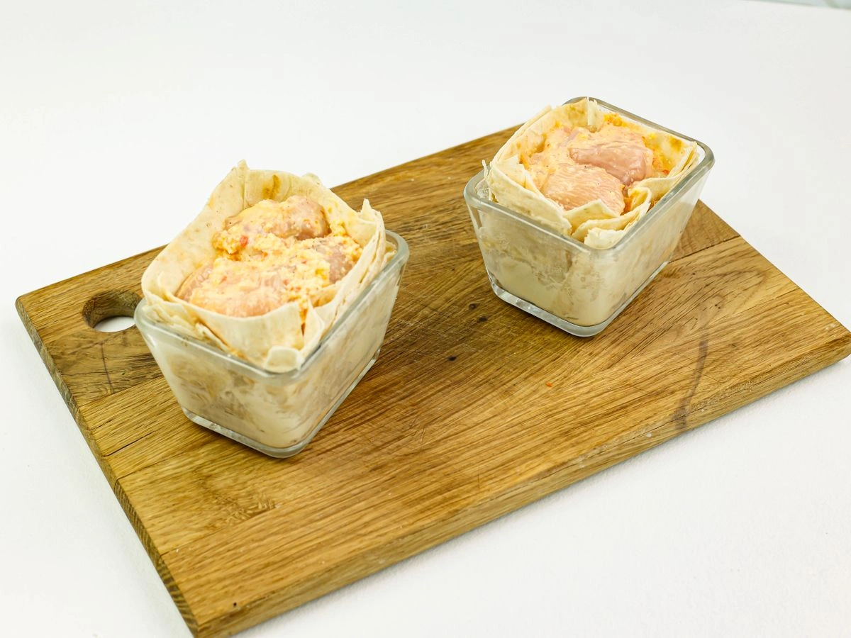 Шаг 9: Курица в лаваше по-армянски