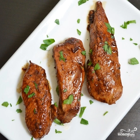 Шаг 9: Курица в медовом соусе