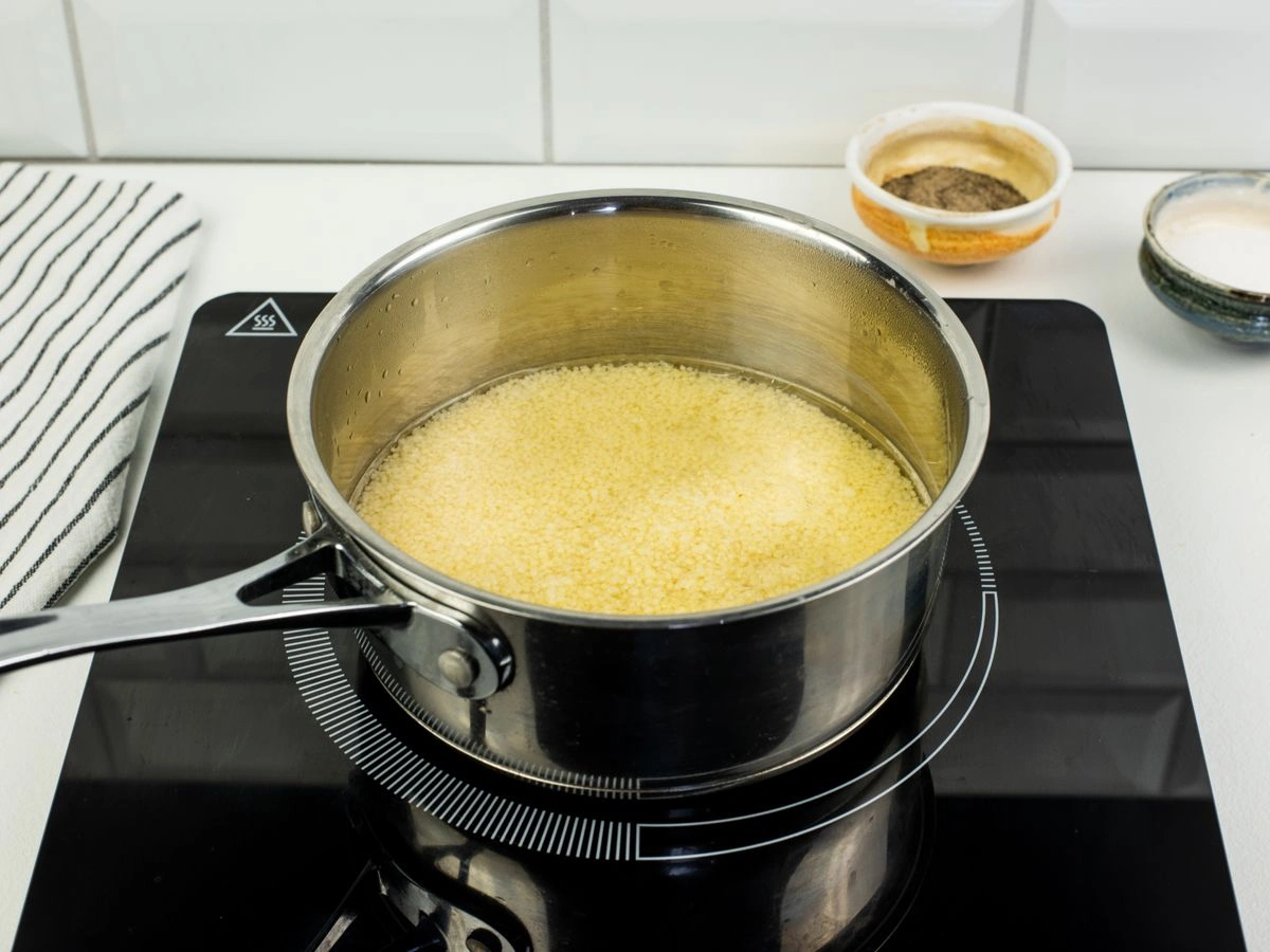 Шаг 9: Кускус с овощами