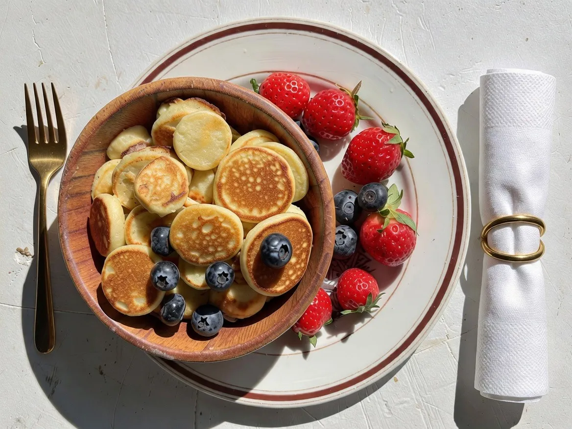 Шаг 9: Маленькие рисовые панкейки с шоколадом для любимой