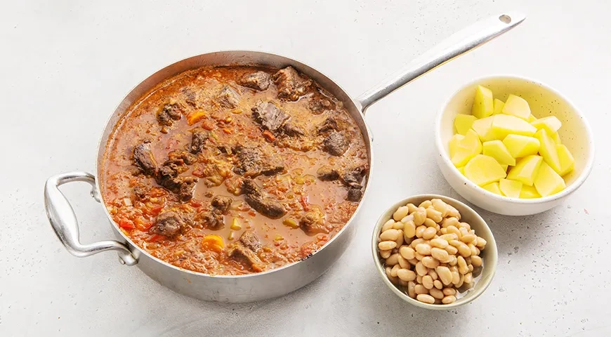 Мексиканское рагу с мясом, овощами и фасолью: шаг 9