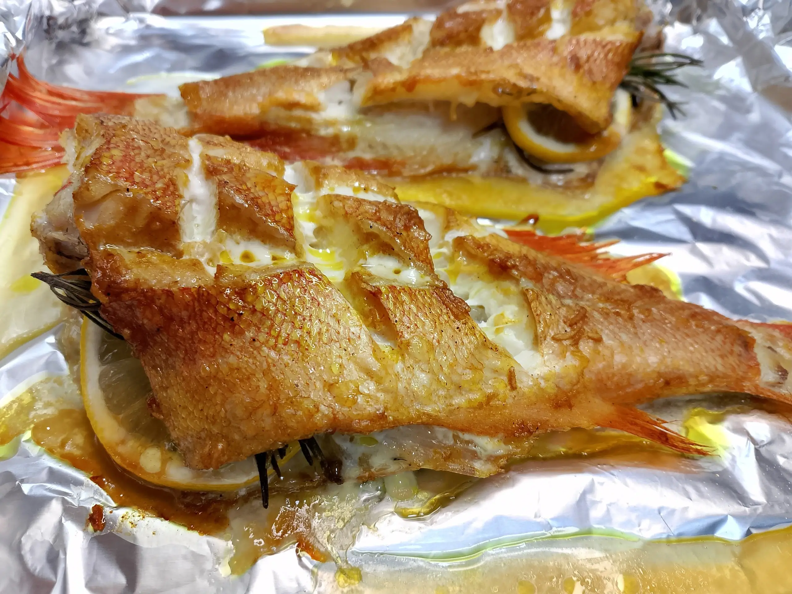 Шаг 9: Морской окунь в духовке