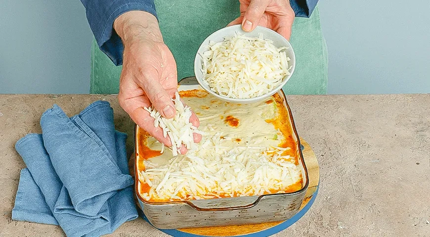 Мусака из кабачков с фаршем: шаг 9