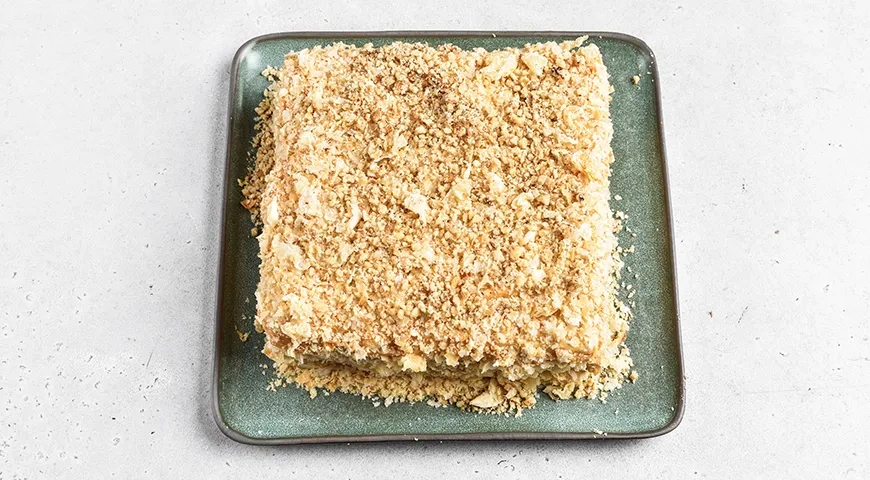 Наполеон с вареной сгущенкой: шаг 9