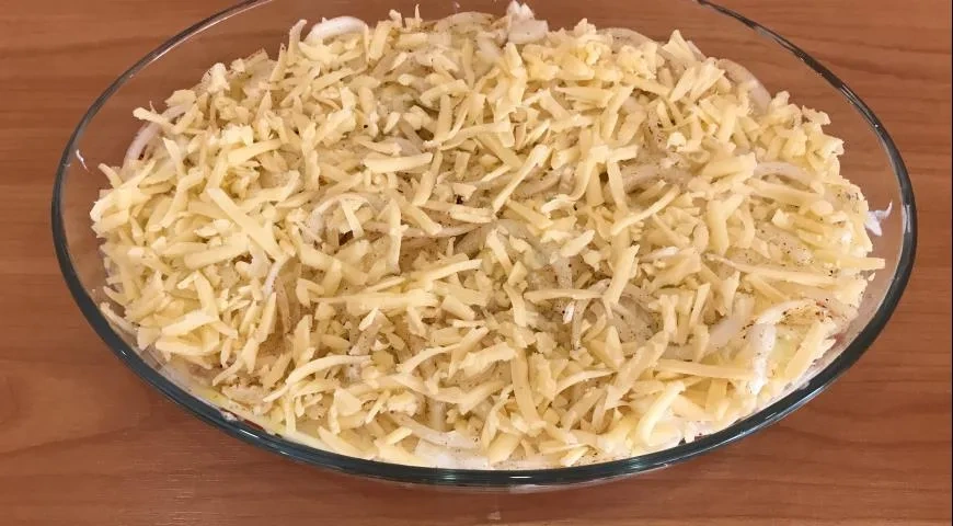 Овощная запеканка с творогом: шаг 9