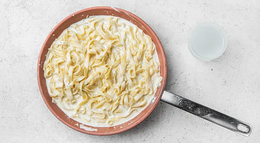 Паста «Альфредо» с курицей: шаг 9