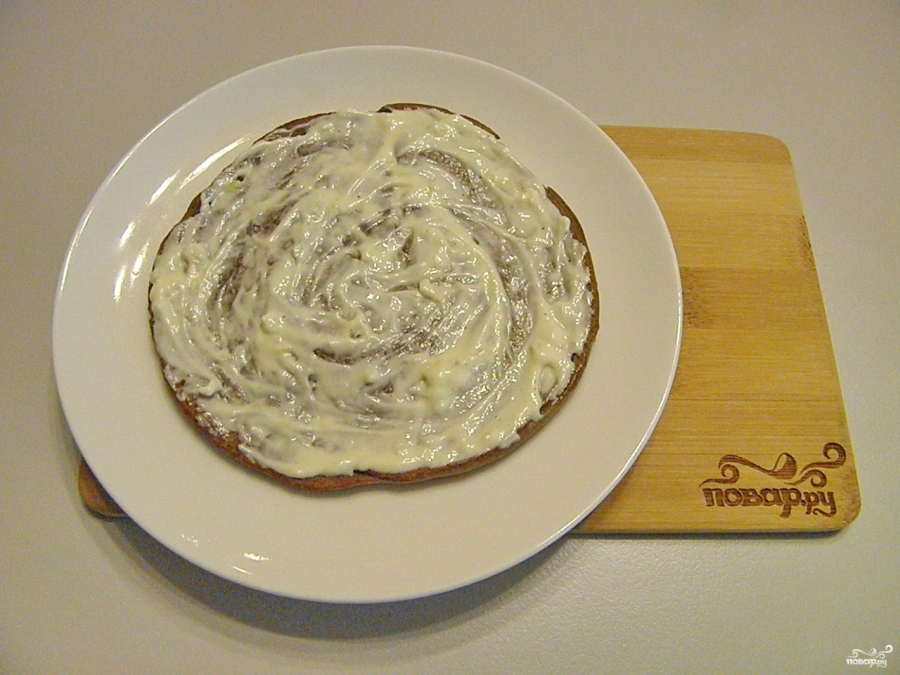 Шаг 9: Печеночный торт из куриной печени