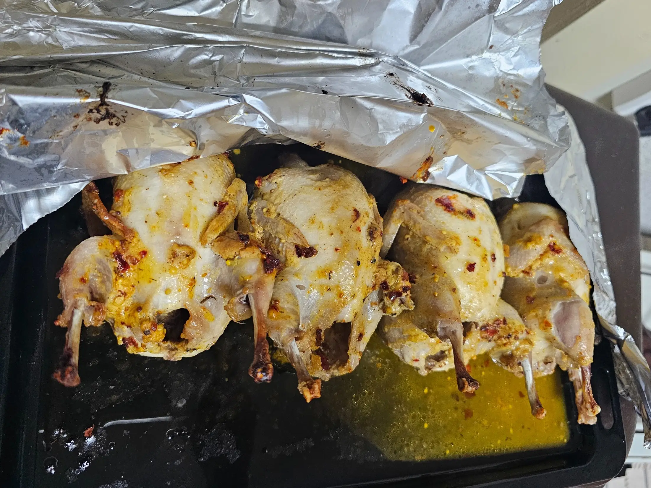 Шаг 9: Перепёлки в духовке в горчичном соусе