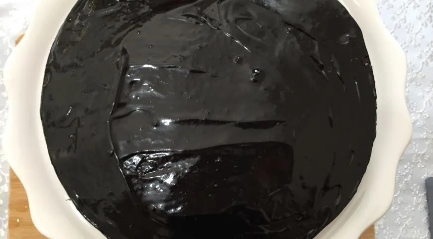 Пирог с бананами и шоколадом: шаг 9