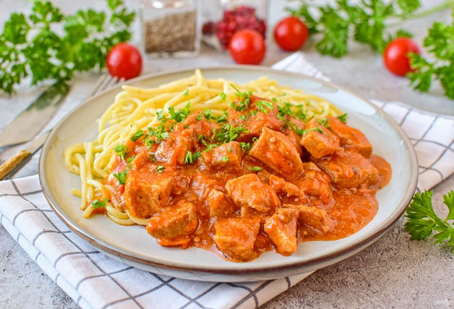 Шаг 9: Подлив из свинины