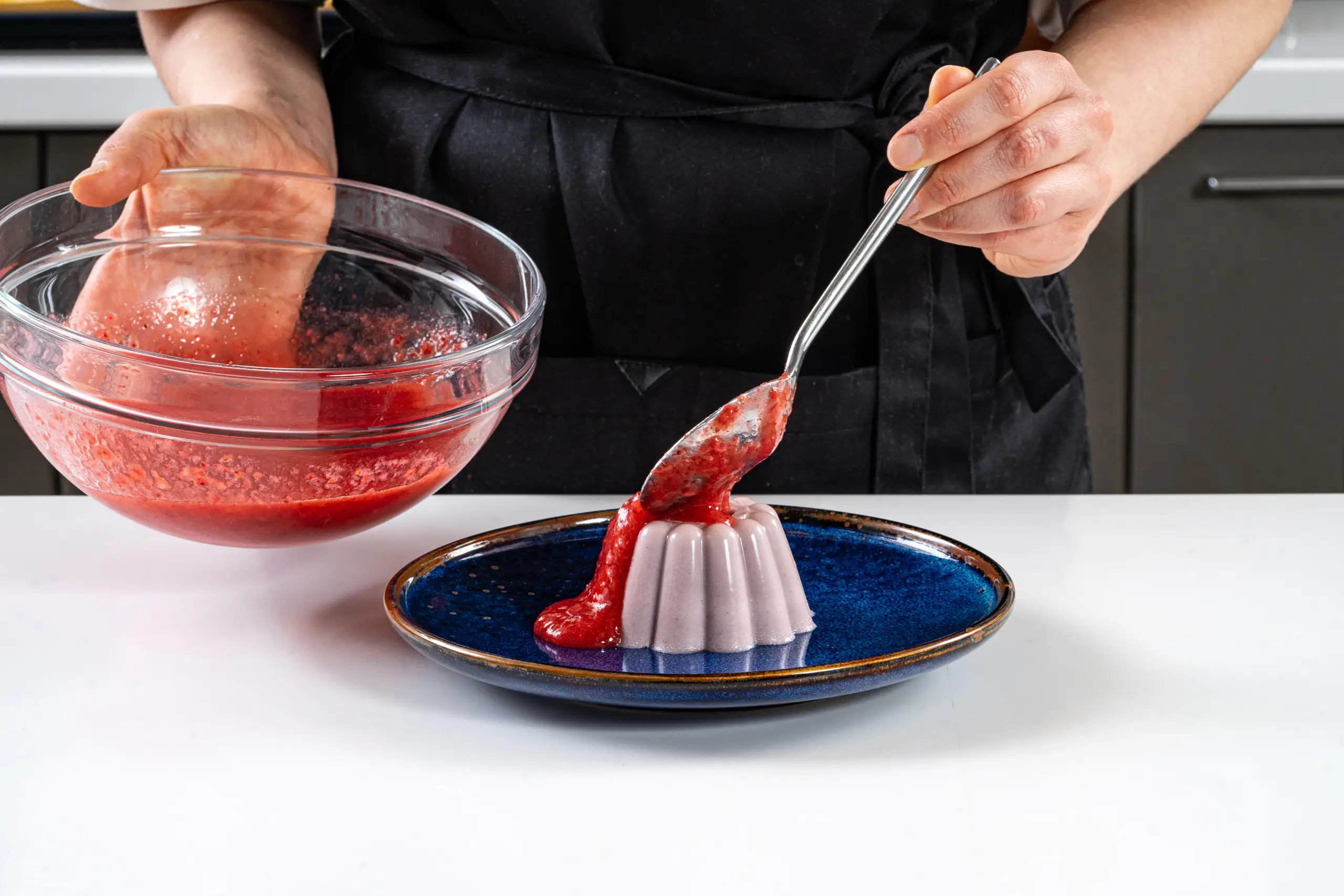 Шаг 9: Постная ягодная панакота