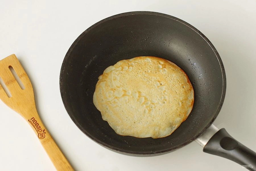 Шаг 9: Постные толстые блины на дрожжах