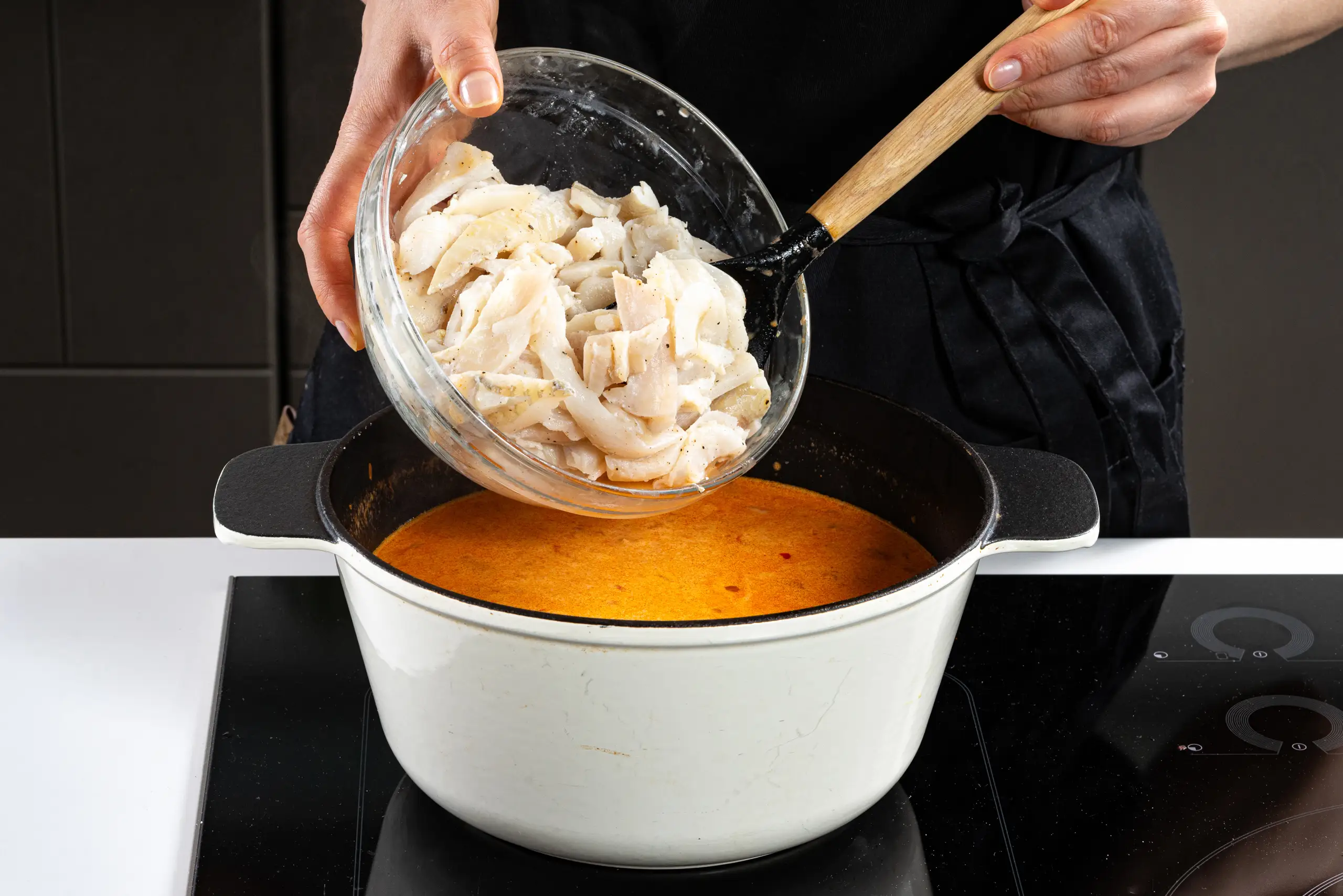 Шаг 9: Рагу из камбалы с кокосовым молоком