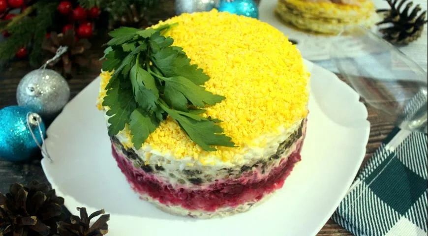 Салат Граф с курицей: шаг 9