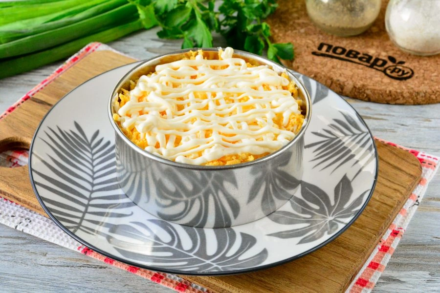 Шаг 9: Салат лесная поляна