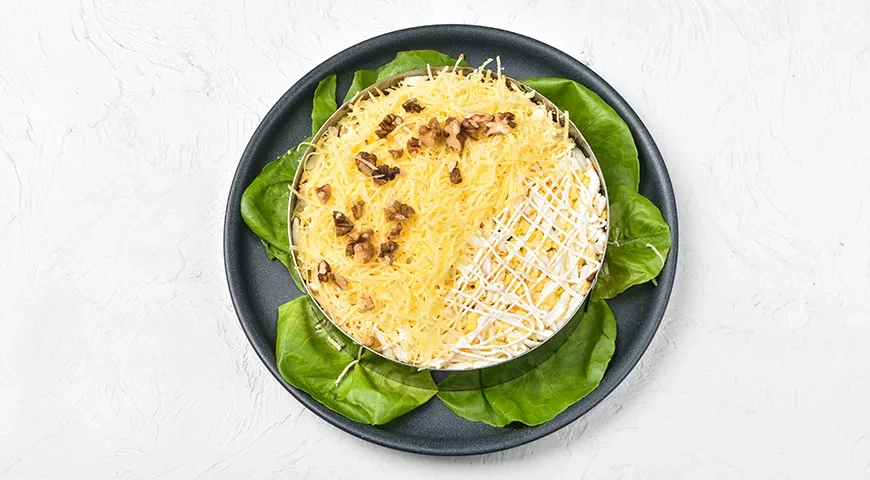 Салат Мужские грезы с курицей: шаг 9