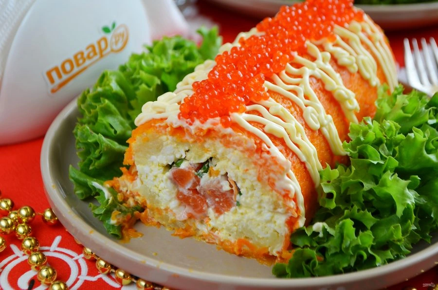 Шаг 9: Салат царский